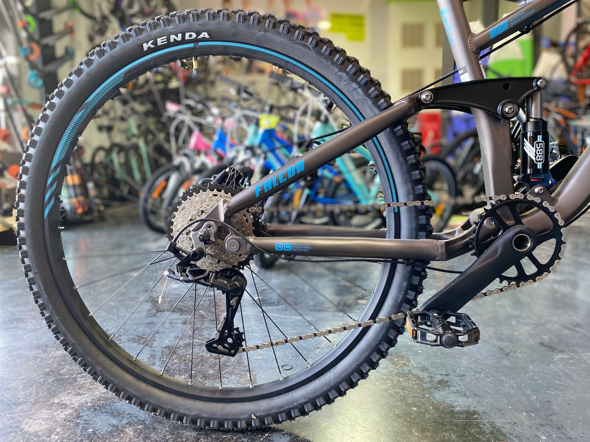 אופני הרים שיכוך מלא, אלומיניום, גלגל "29 RAINBOW FALCON-1