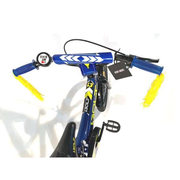אופני ילדים BMX BOLT לילדים במידות "20 - 12" בצבע כחול עם צהוב