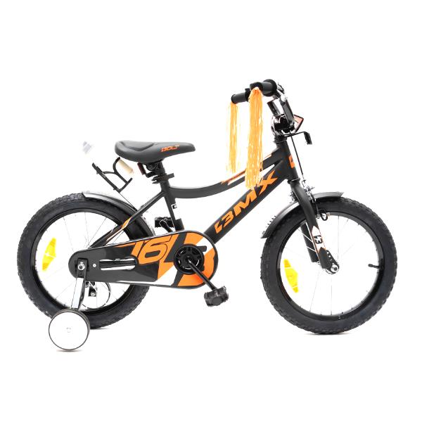 אופני ילדים BMX BOLT בצבע שחור עם כתום במידות 20" - "12