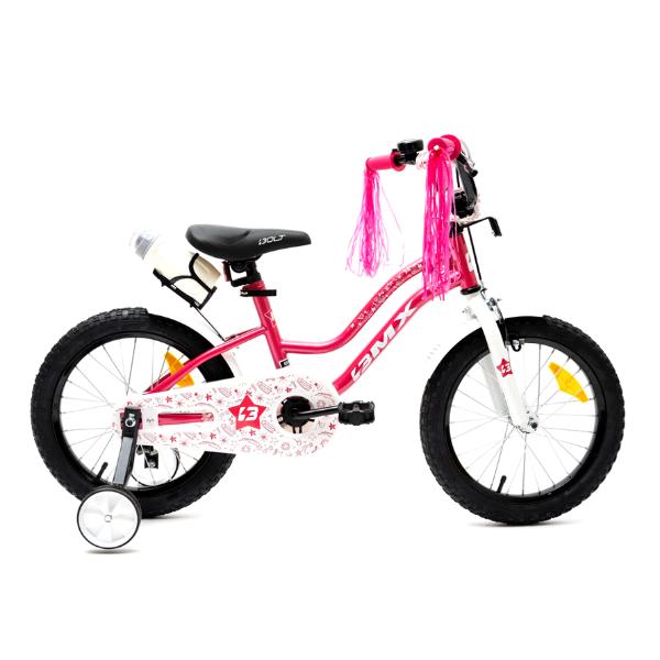 אופני ילדים BMX BOLT בצבע ורוד ובמדיות "20 -"12