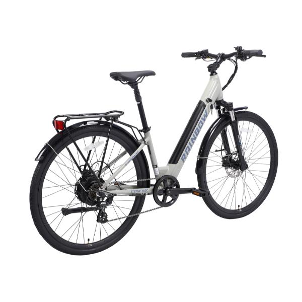 אופני עיר חשמליים RAINBOW E-FREEWAY 700C אפור/שחור