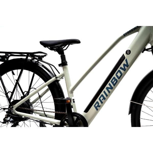 אופני עיר חשמליים RAINBOW E-FREEWAY 700C אפור/שחור
