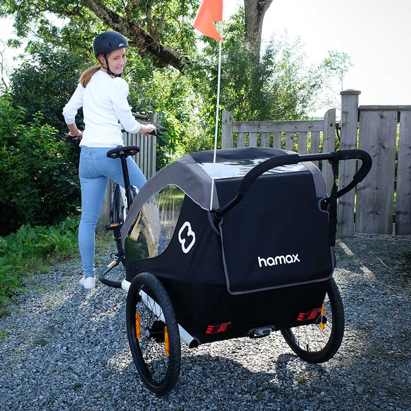 נגרר זוגי לאופניים HAMAX TRAVELLER