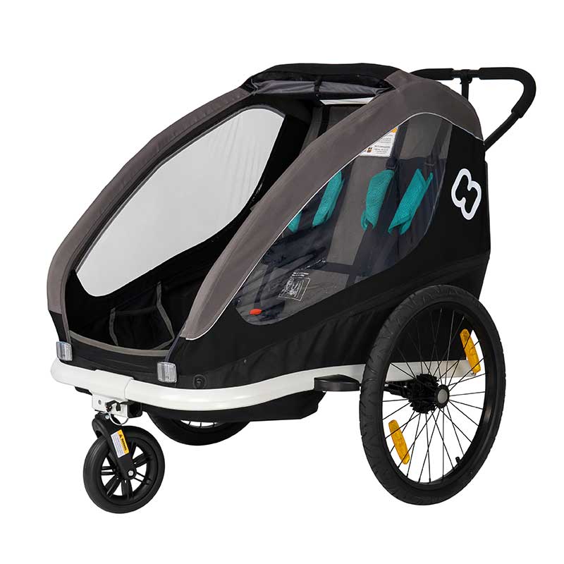 נגרר זוגי לאופניים HAMAX TRAVELLER