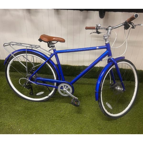 אופני עיר מאלומיניום 7 הילוכים ומעצורי דיסק. גלגלי 700C יעילים GAMA