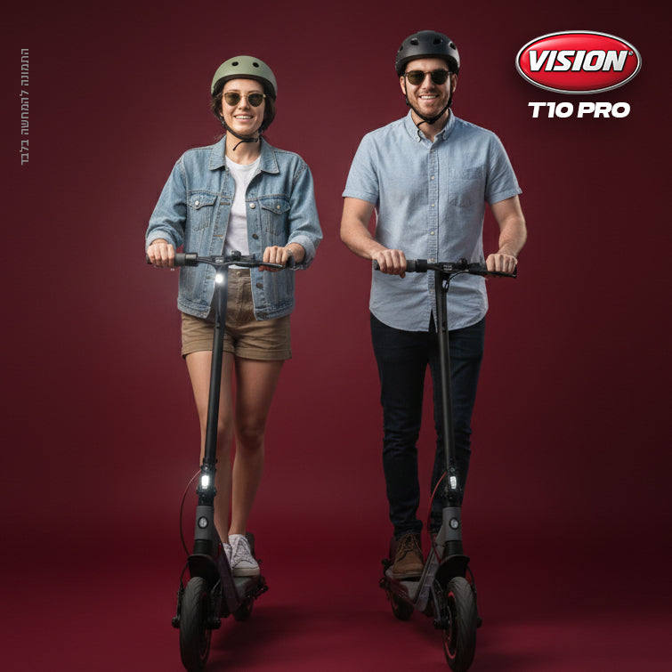 קורקינט חשמלי 48v/13ah T10  VISION