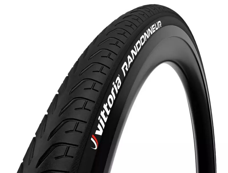 צמיג אופנים עירוני ויטוריה מהיר רב שימושי Vittoria Randonneur 700 Rigid Tyre