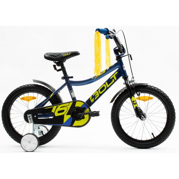 אופני ילדים BMX BOLT לילדים במידות "20 - 12" בצבע כחול עם צהוב